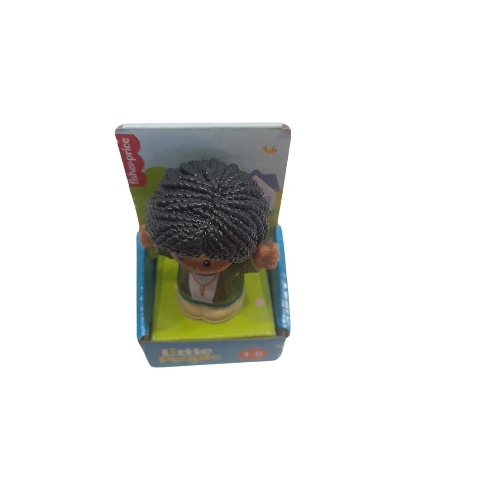 New In Box Fisher-Price Little‎ People African American Woman Green Shirt